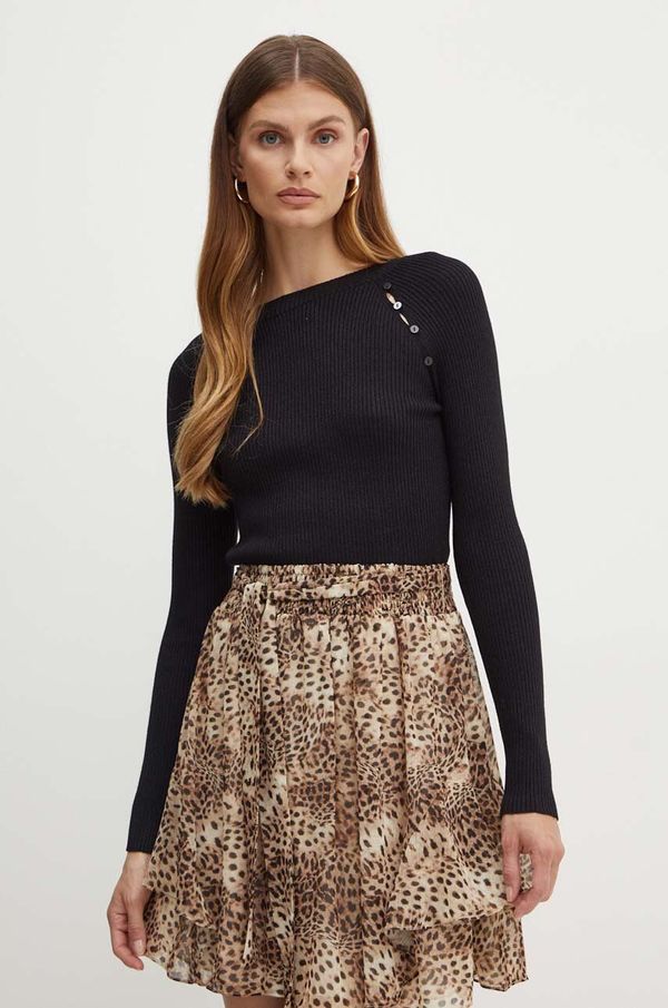 Guess Pulover Guess EMELY za žene, boja: crna, lagani, W4YR06 Z3FF0