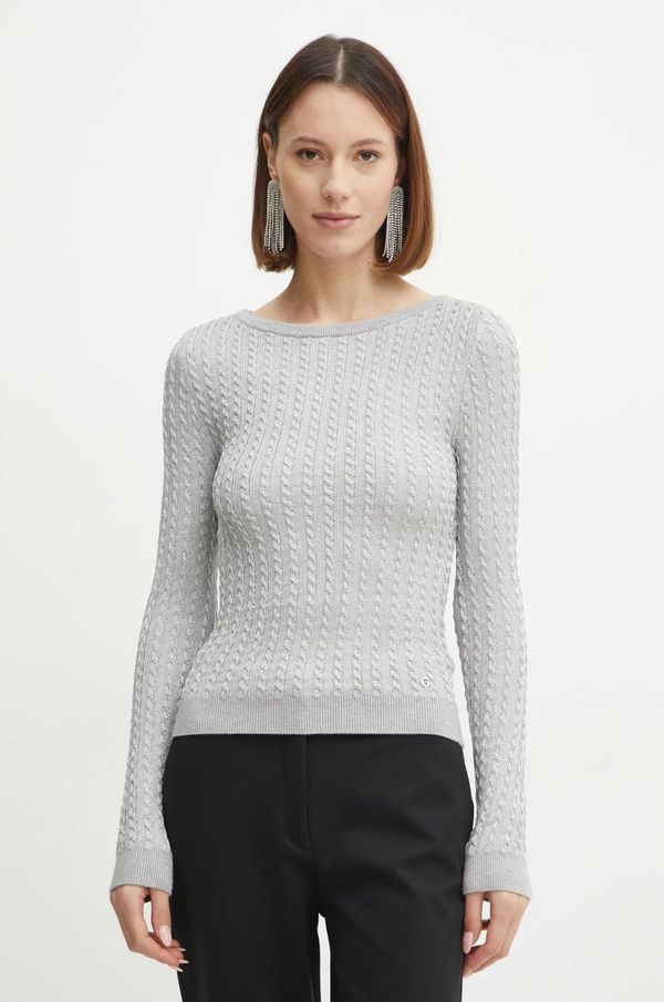 Guess Pulover Guess JOSIE za žene, boja: siva, W5RR04 Z3KT0