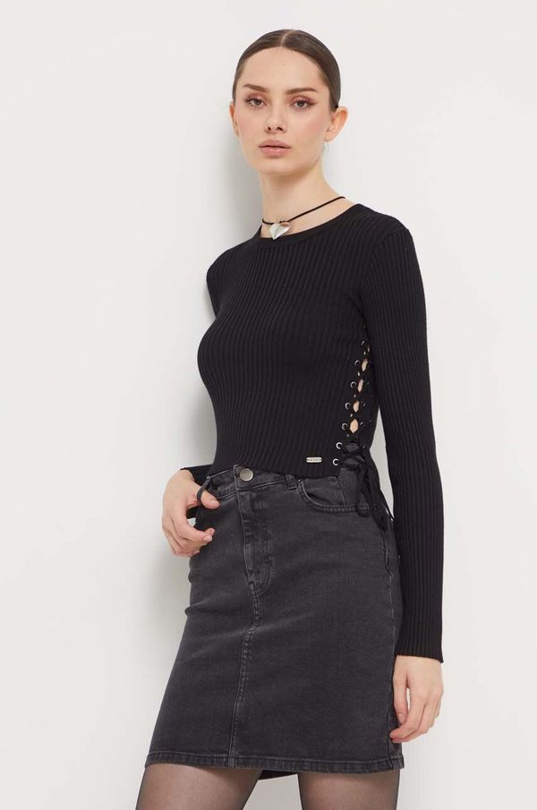 Guess Originals Pulover Guess Originals boja: crna, lagani