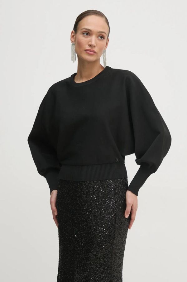 Guess Pulover Guess VERA za žene, boja: crna, lagani, W5RR27 Z2Q42