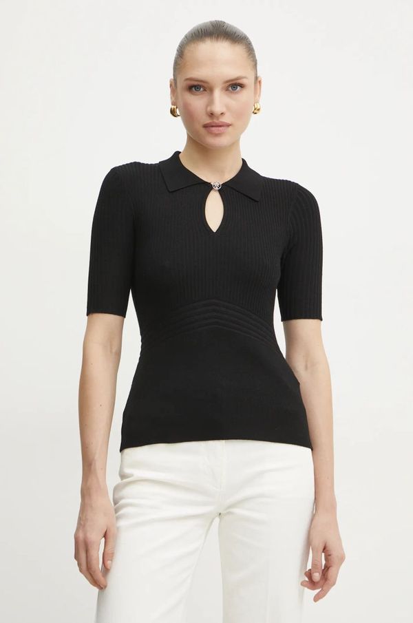 Guess Pulover Guess za žene, boja: crna, lagani, W5RR10 Z2Y72