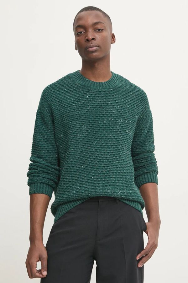 Hollister Co. Pulover Hollister Co. za muškarce, boja: zelena, topli, KI320-4049