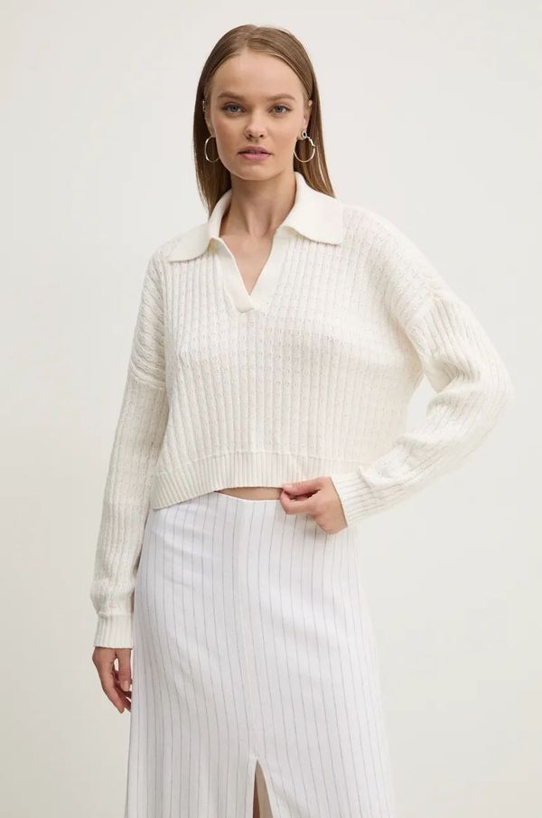 Hollister Co. Pulover Hollister Co. za žene, boja: bež, KI350-4170