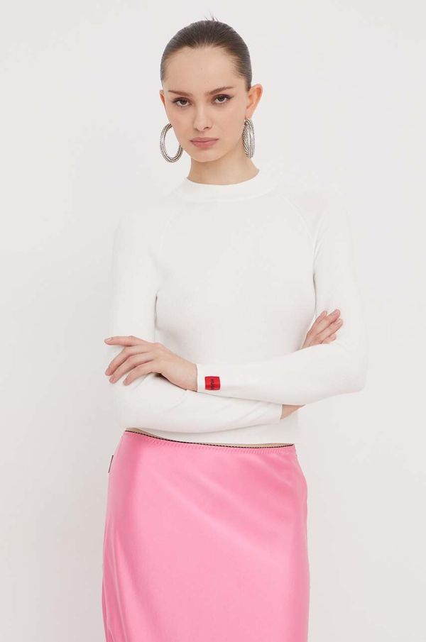 Hugo Pulover HUGO za žene, boja: bež, lagani, 50508993