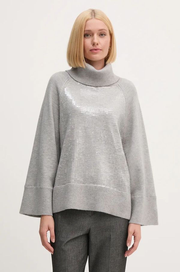 Joseph Ribkoff Pulover Joseph Ribkoff za žene, boja: siva, s dolčevitom, 244935