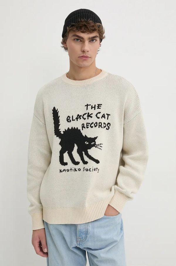 Kaotiko Pulover Kaotiko za muškarce, boja: bež, AP004-01-1910