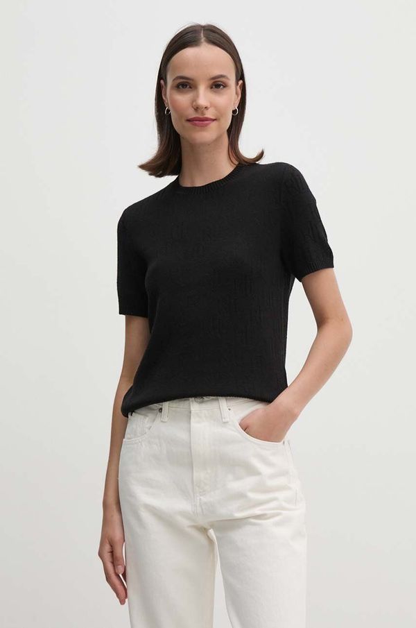 Lauren Ralph Lauren Pulover Lauren Ralph Lauren za žene, boja: crna, lagani