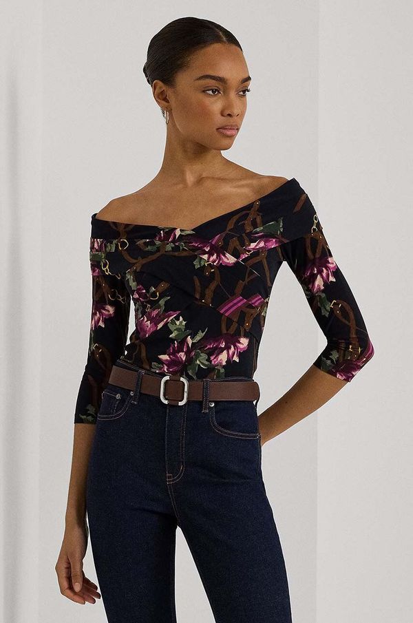 Lauren Ralph Lauren Pulover Lauren Ralph Lauren za žene, boja: tamno plava, lagani, 200940517