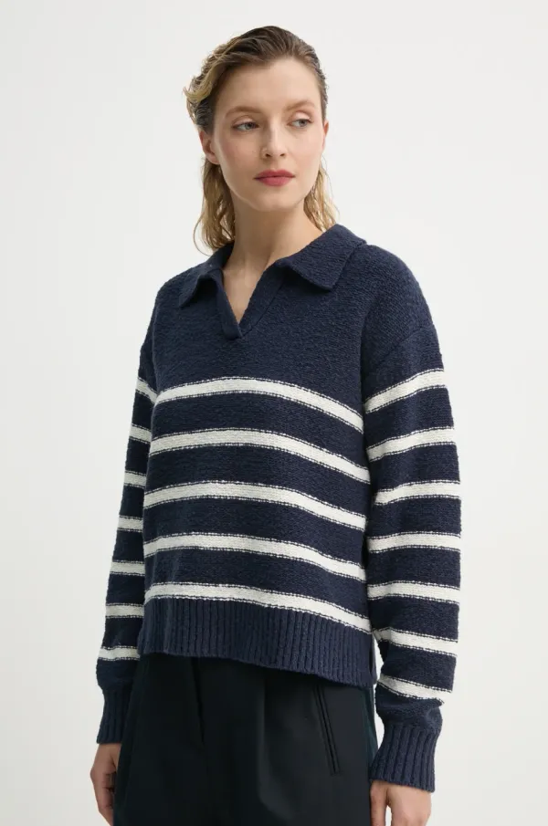 Levi's Pulover Levi's SATELLITE POLO SWEATER za žene, boja: tamno plava, 0012N