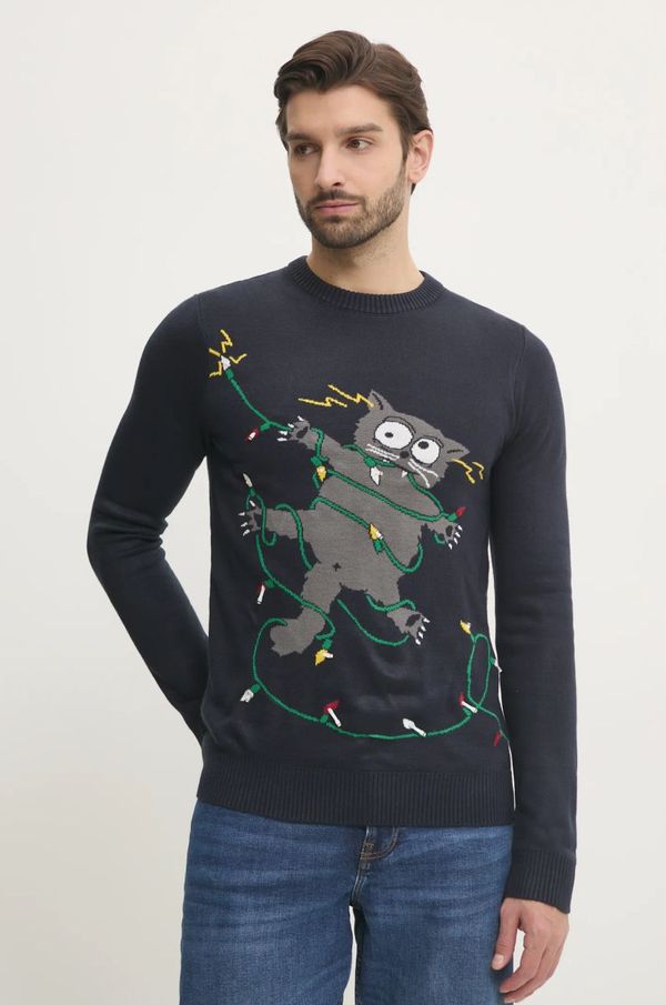 Lindbergh Pulover Lindbergh za muškarce, boja: tamno plava, lagani, 30-800242