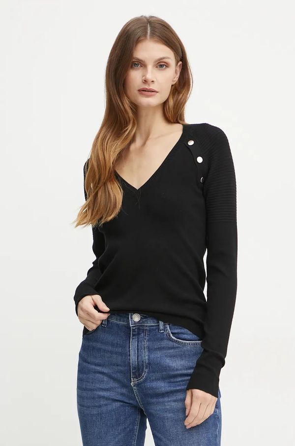 Liu Jo Pulover Liu Jo za žene, boja: crna, lagani, WF4011 MS99E