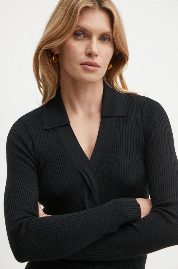 Liu Jo Pulover Liu Jo za žene, boja: crna, lagani, WF4016 MS49I