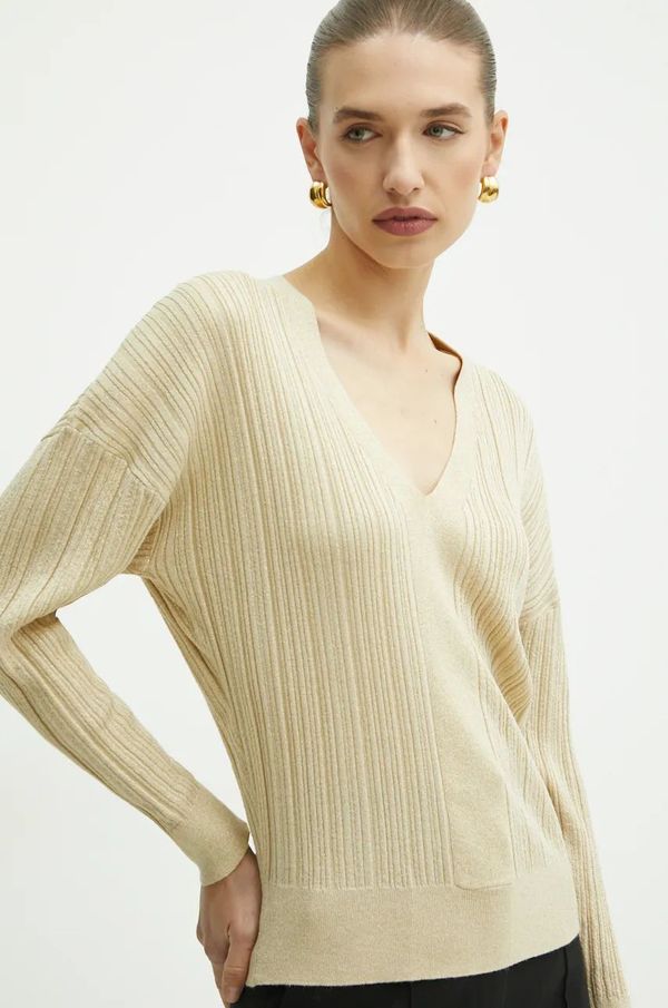 Liu Jo Pulover Liu Jo za žene, boja: zlatna, lagani, WF4291 MS64J