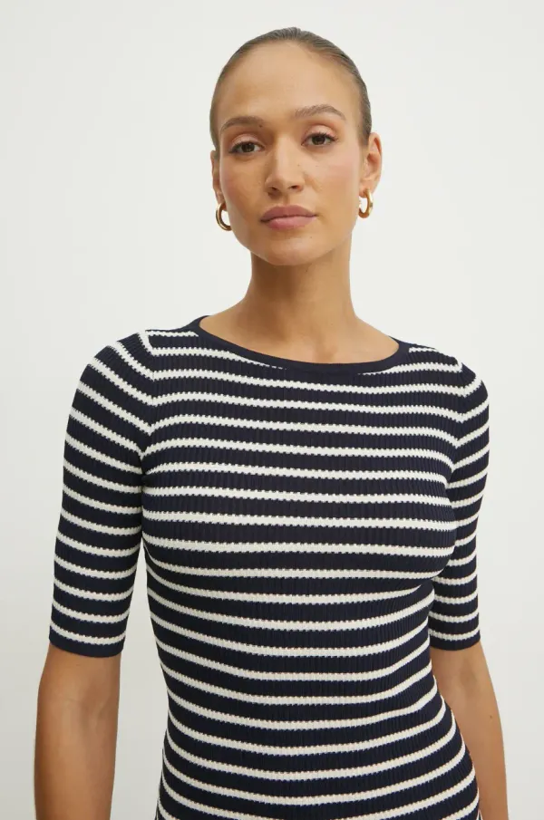 Luisa Spagnoli Pulover Luisa Spagnoli za žene, boja: tamno plava, lagani, 58603