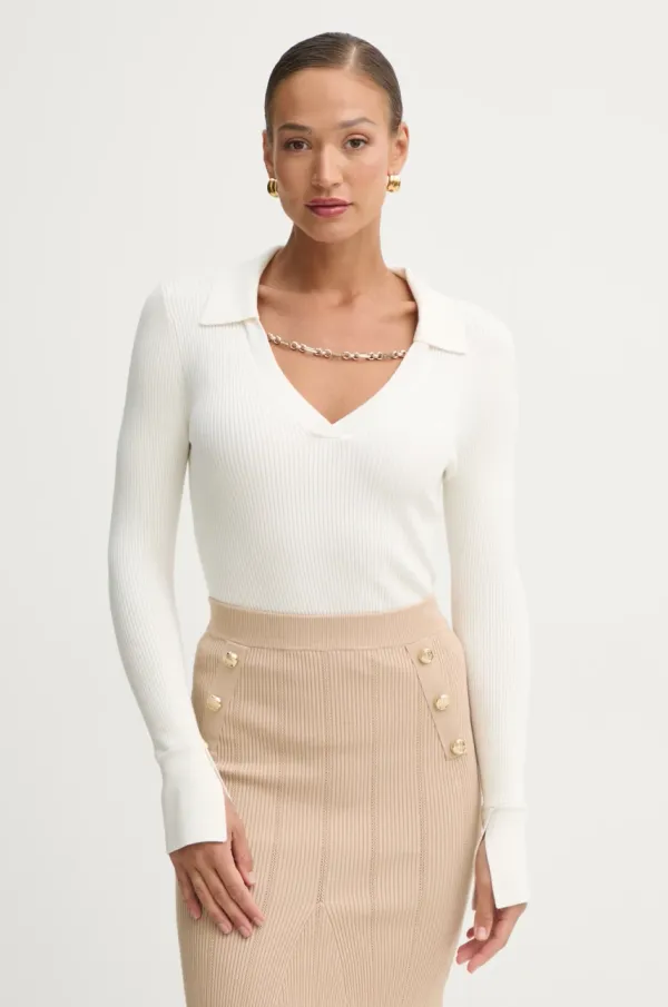 Marciano Guess Pulover Marciano Guess ARTEMISIA za žene, boja: bež, lagani, 5RGR17 5613Z