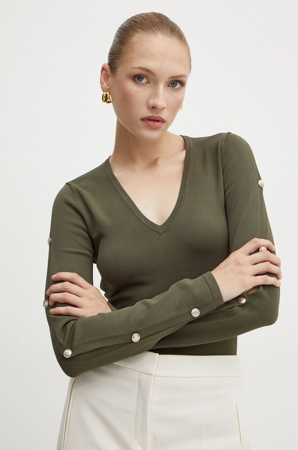 Marciano Guess Pulover Marciano Guess CHIARA za žene, boja: zelena, lagani, 4YGR16 5817Z