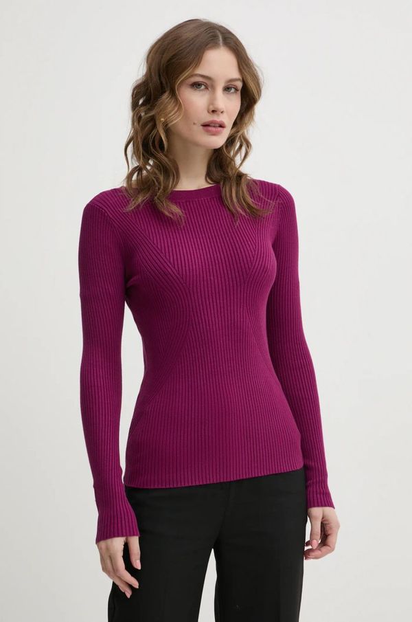 Marciano Guess Pulover Marciano Guess ISA za žene, boja: bordo, lagani, 4YGR28 5613Z