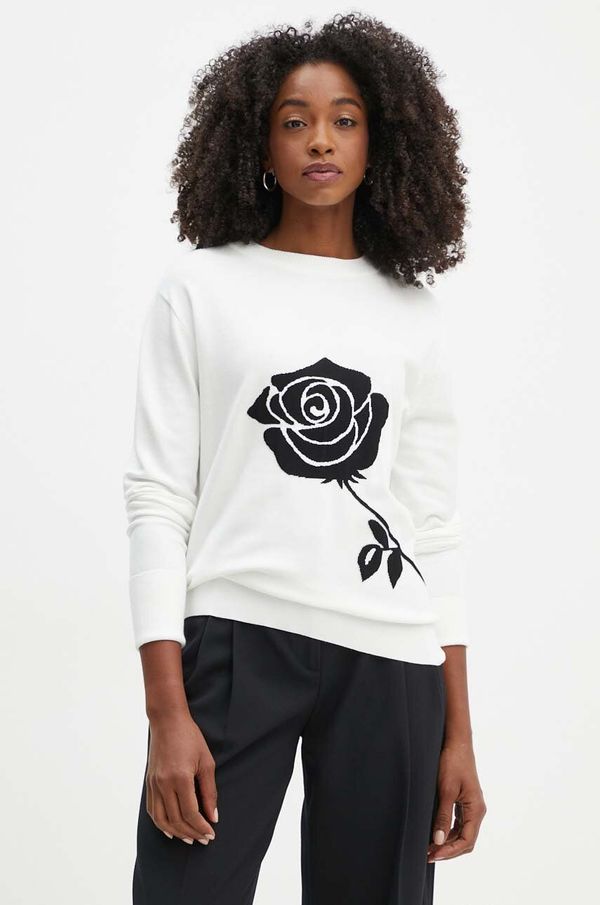 Marella Pulover Marella za žene, boja: bež, lagani, 2423366201200