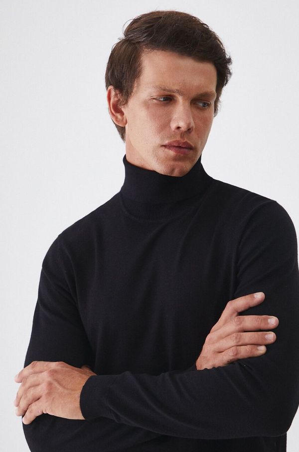 Medicine Pulover Medicine za muškarce, boja: crna, lagani