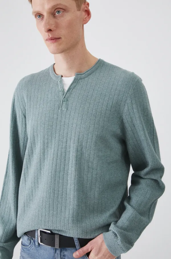 Medicine Pulover Medicine za muškarce, boja: zelena, lagani