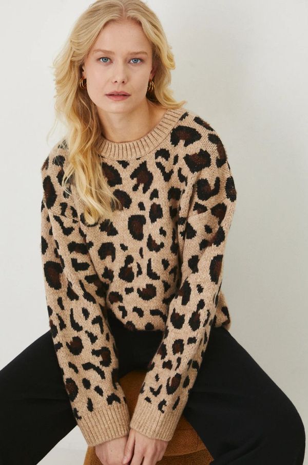 Medicine Pulover Medicine za žene, boja: bež