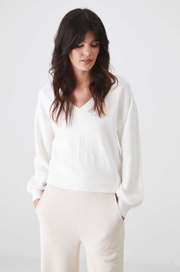 Medicine Pulover Medicine za žene, boja: bež, lagani