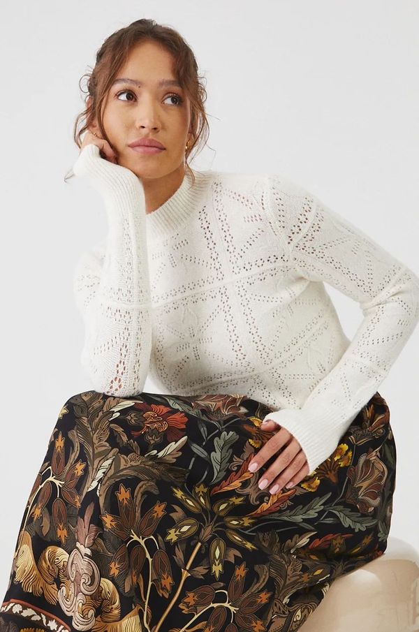 Medicine Pulover Medicine za žene, boja: bež, s poludolčevitom