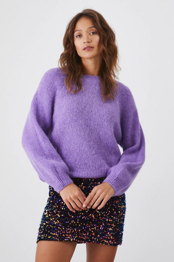 Medicine Pulover Medicine za žene, boja: ljubičasta, topli