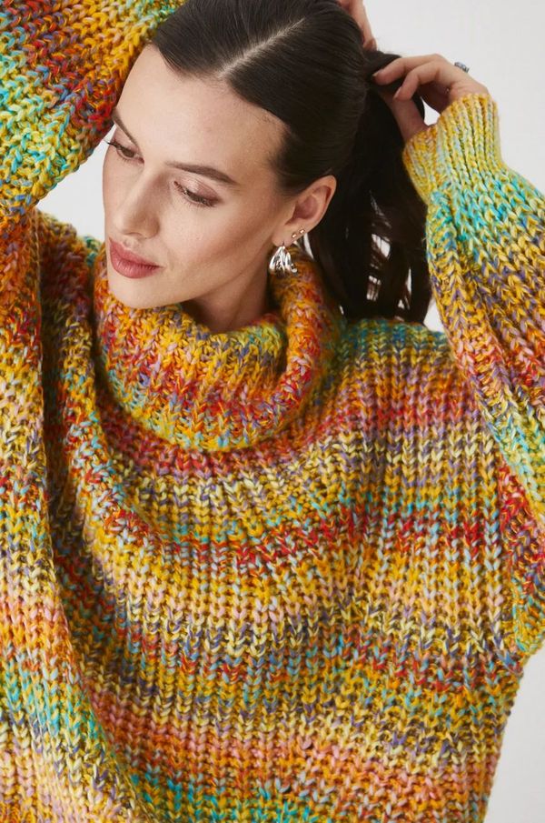 Medicine Pulover Medicine za žene, topli, s dolčevitom