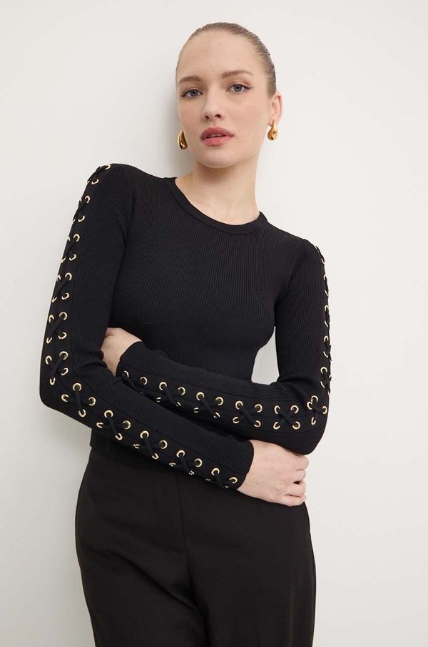 MICHAEL Michael Kors Pulover MICHAEL Michael Kors za žene, boja: crna, lagani, MT460X05ZV