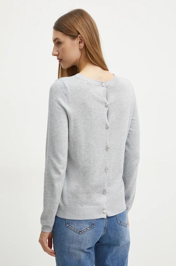 Morgan Pulover Morgan MGLISS za žene, boja: siva, lagani, MGLISS