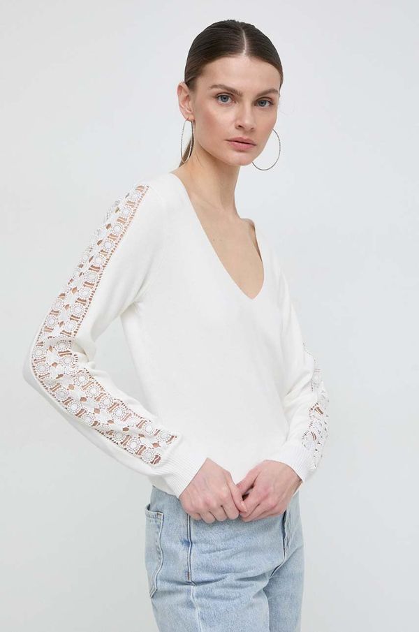 Morgan Pulover Morgan MIELA za žene, boja: bež, lagani, MIELA