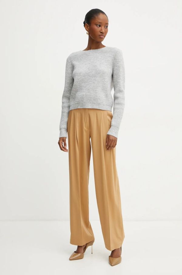 Morgan Pulover Morgan MINT za žene, boja: siva, MINT