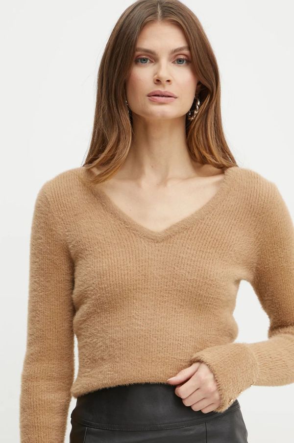 Morgan Pulover Morgan MOOVE za žene, boja: smeđa, lagani