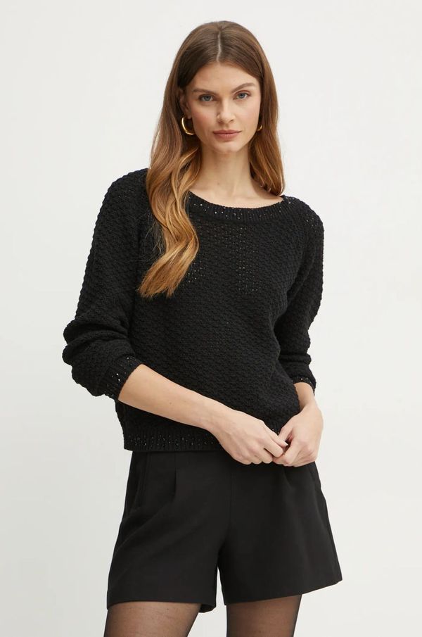Morgan Pulover Morgan MOSTRA za žene, boja: crna, MOSTRA