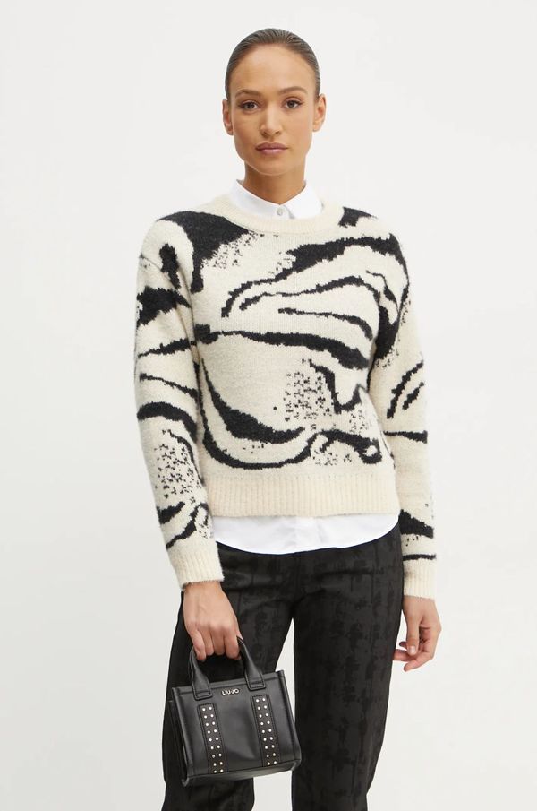 Morgan Pulover Morgan MZOU za žene, boja: bež, MZOU