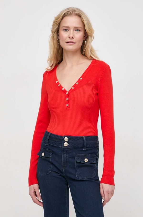 Morgan Pulover Morgan za žene, boja: narančasta, lagani