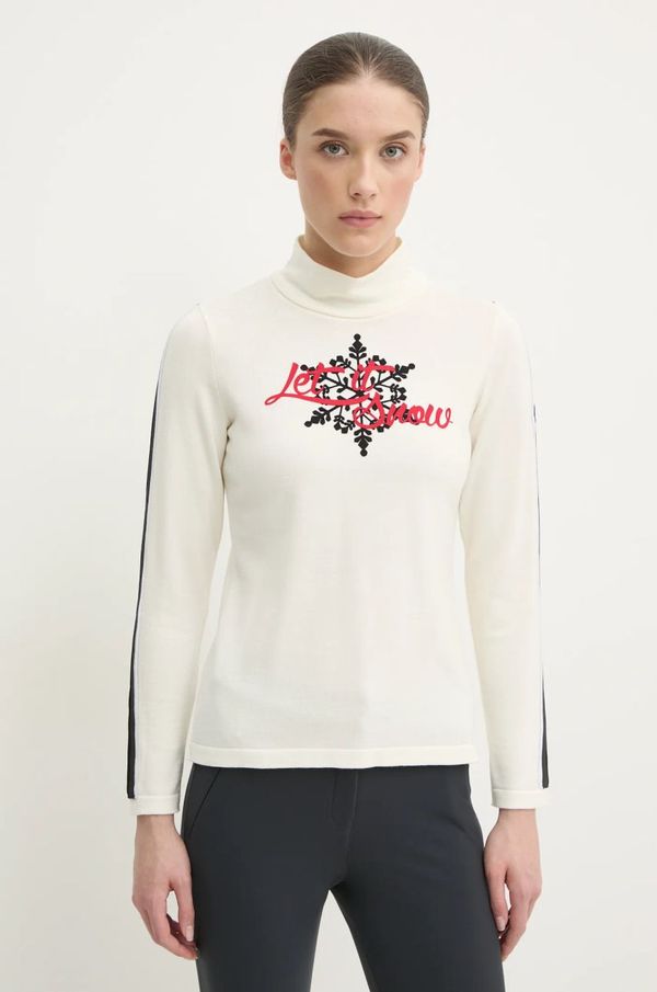 Newland Pulover Newland Jale za žene, boja: bež, topli, s dolčevitom, N46570.91