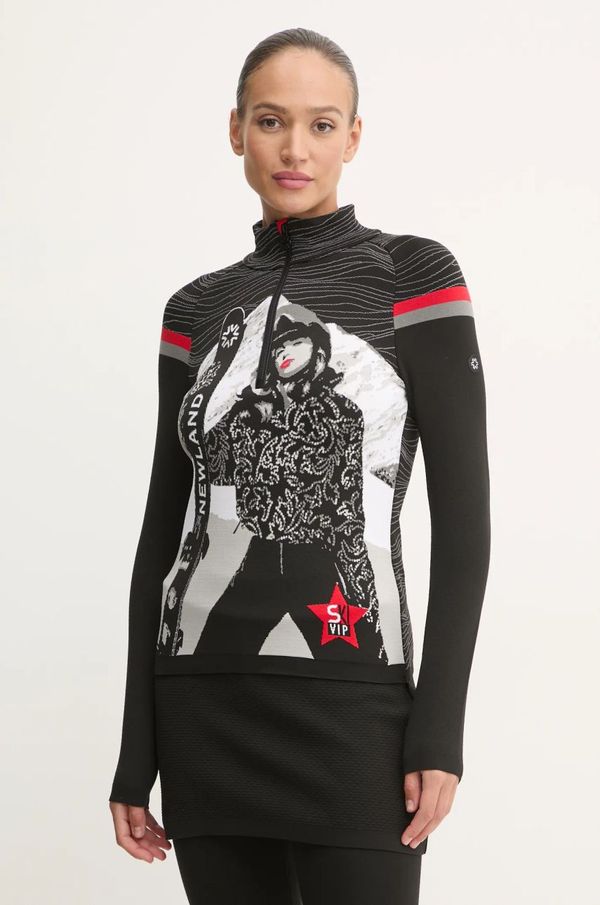 Newland Pulover Newland Katniss za žene, boja: crna, lagani, s dolčevitom, N46576.108