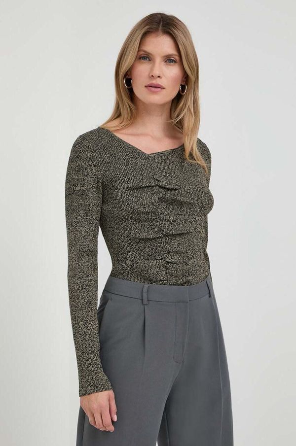 Notes du Nord Pulover Notes du Nord Icon za žene, boja: zelena, lagani