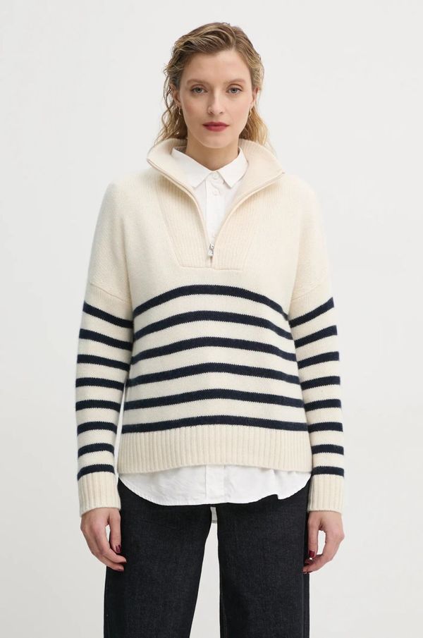 From Future Pulover od kašmira FROM FUTURE boja: bež, lagani, WPM01135