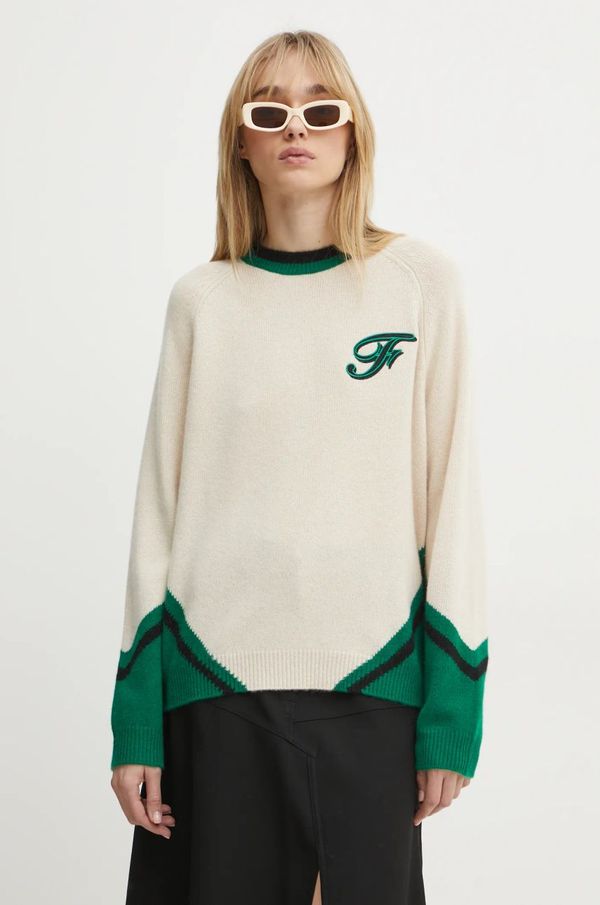 From Future Pulover od kašmira FROM FUTURE boja: bež, lagani, WPR02199