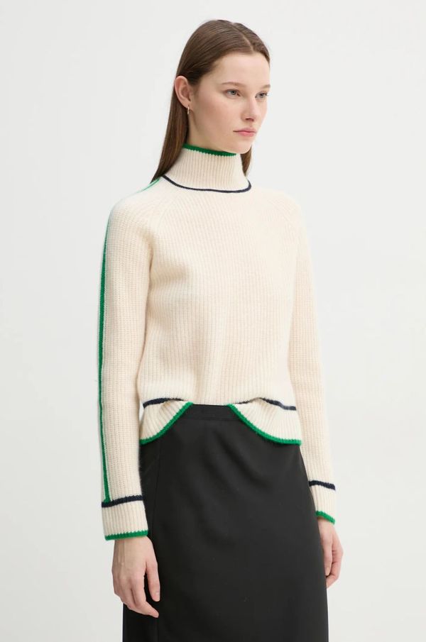 From Future Pulover od kašmira FROM FUTURE boja: bež, s dolčevitom, WPM00735