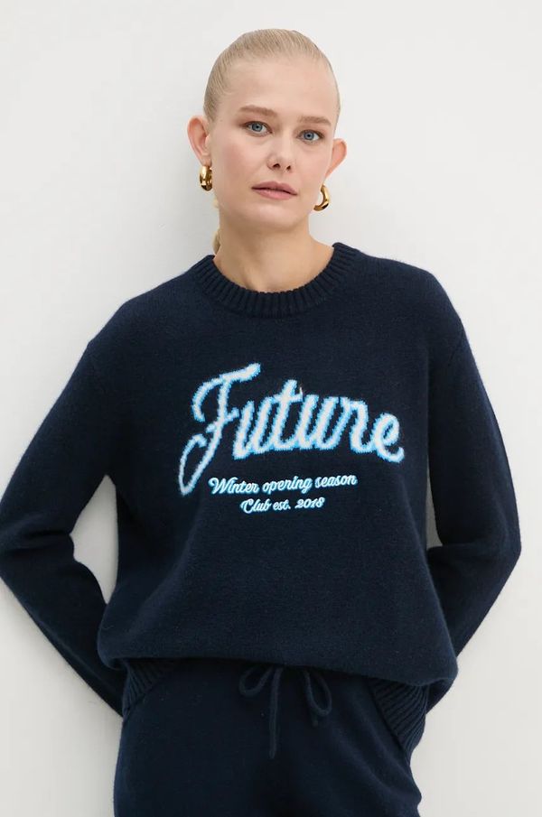 From Future Pulover od kašmira FROM FUTURE boja: tamno plava, WPR02204