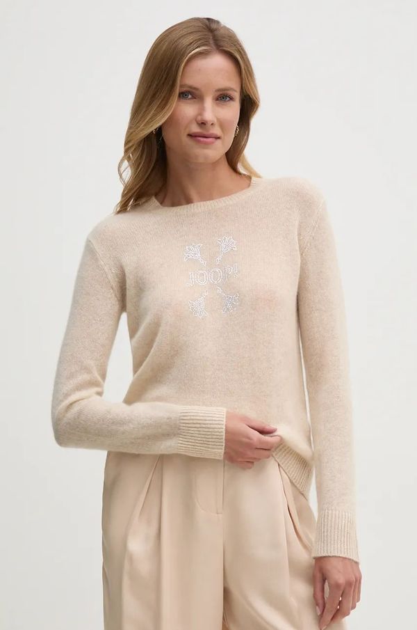 Joop! Pulover od kašmira Joop! boja: bež, lagani, 30042809