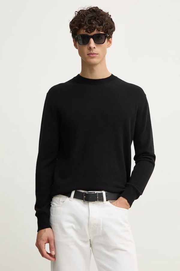 United Colors of Benetton Pulover od kašmira United Colors of Benetton boja: crna, lagani, 1033U105S