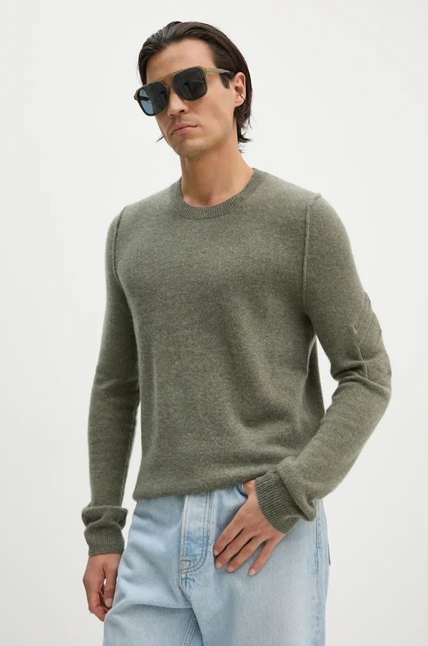 Zadig&Voltaire Pulover od kašmira ZADIG&VOLTAIRE boja: zelena, lagani, KMSW00664