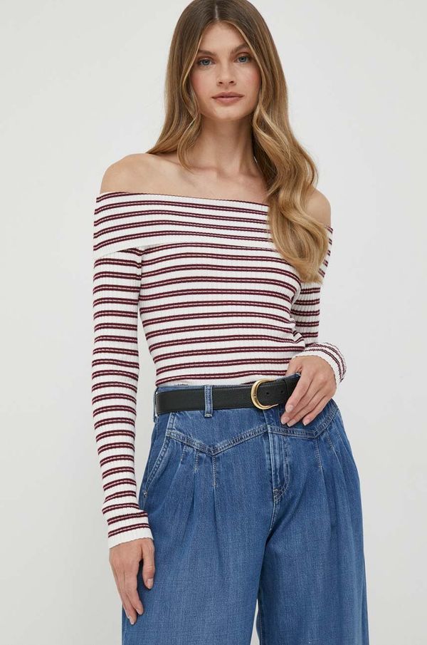 Pepe Jeans Pulover Pepe Jeans Danna za žene, boja: bijela, lagani