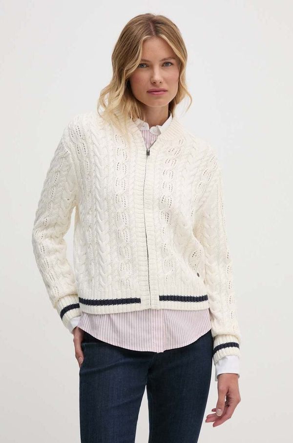 Pepe Jeans Pulover Pepe Jeans HADA JACKET za žene, boja: bež, PL702207