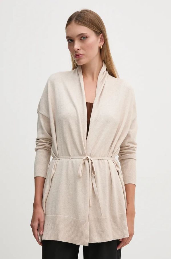 Pepe Jeans Pulover Pepe Jeans ISELA CARDIGAN za žene, boja: bež, lagani, PL702223